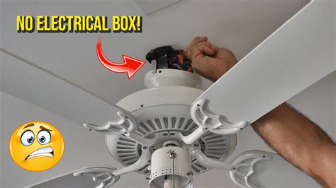 how to add fan to ceiling without junction box|ceiling fan retrofit junction box.